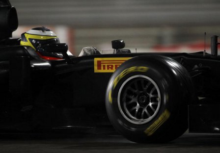 Педо де ля Роса, тесты шин Pirelli в Абу-Даби