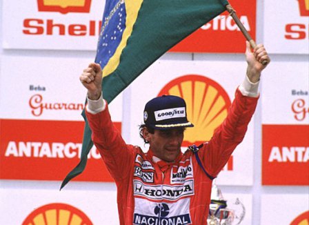Айртон Сенна - победитель Гран При Бразилии 1991