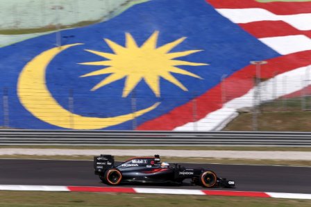 Фернандо Алонсо. Свободные заезды на Гран При Малайзии 2016