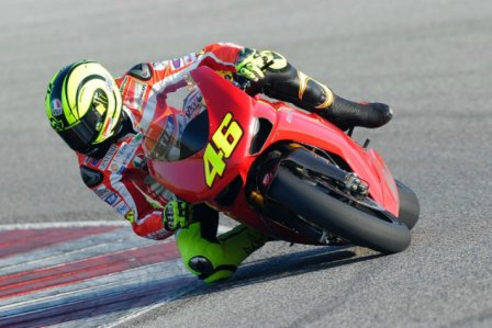 Валентино Росси, заезды на Ducati Superbike в Мизано