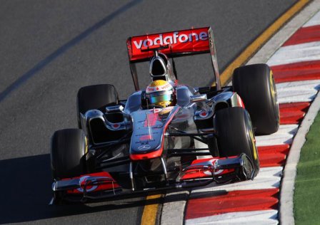 Льюис Хэмилтон, втрое место на Гран При Австралии 2011